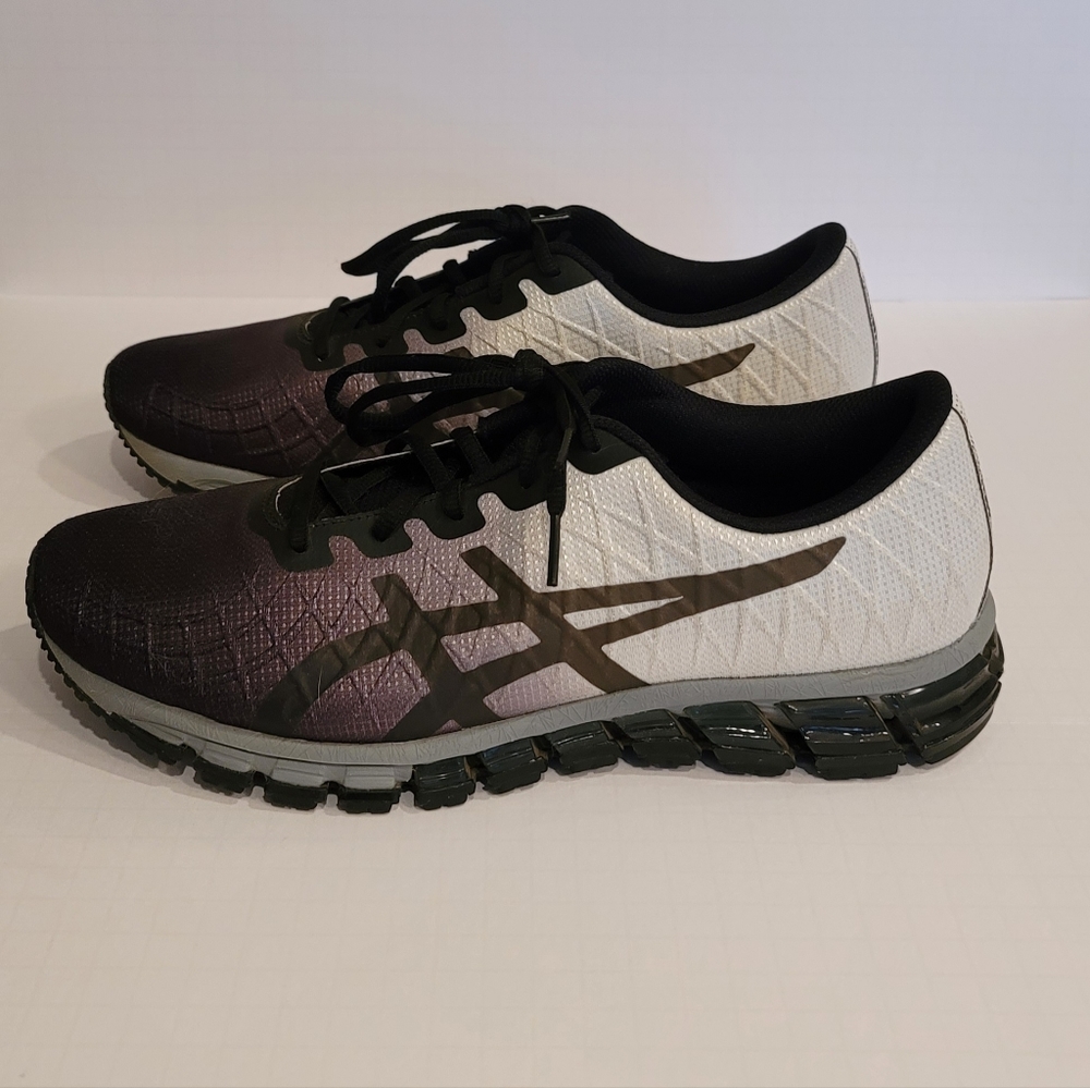 ASICS Men's Gel Quantum 180 Running Shoes Black/Dark Grey